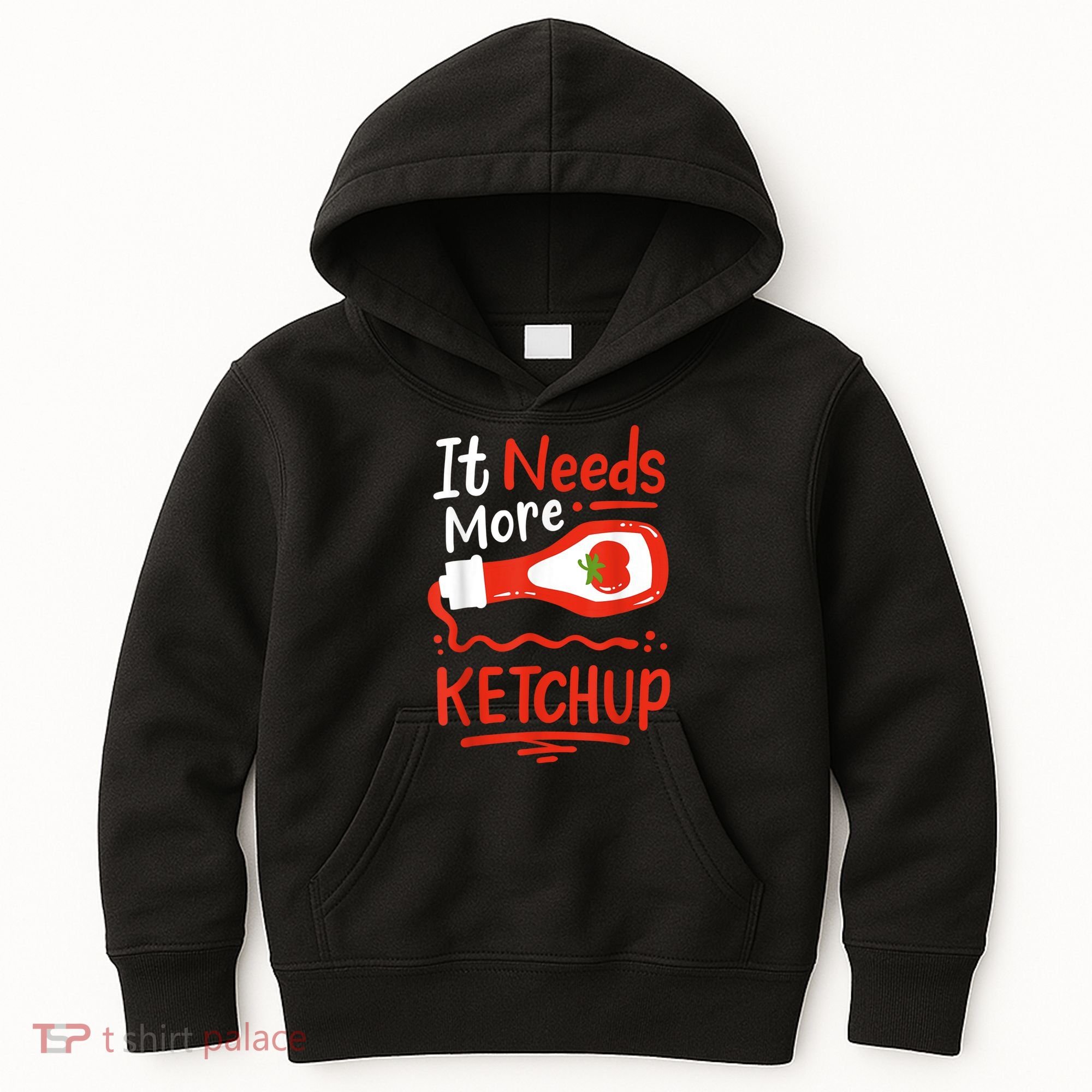 Ketchup Condiment Kids Hoodie