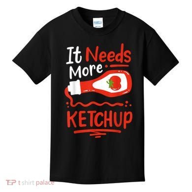 Ketchup Condiment Kids T-Shirt