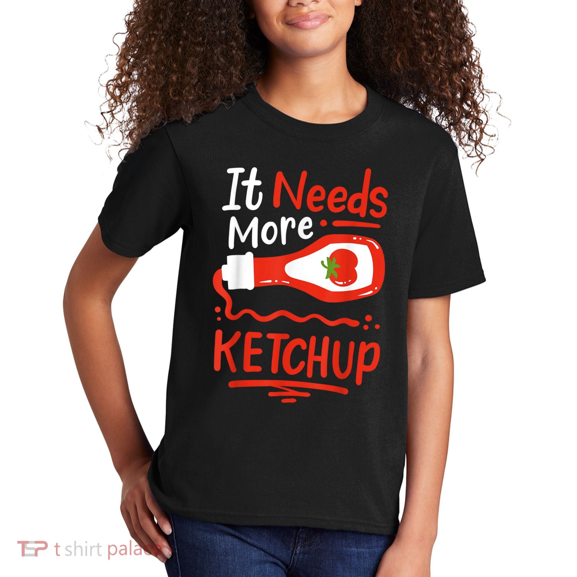 Ketchup Condiment Kids T-Shirt