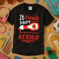 Ketchup Condiment Kids T-Shirt thumb 3