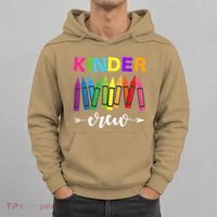 Kinder Crew Kindergarten Teacher 1st Day Of School Hoodie thumb 0