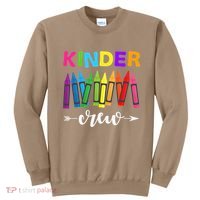 Kinder Crew Kindergarten Teacher 1st Day Of School Sweatshirt thumb 0