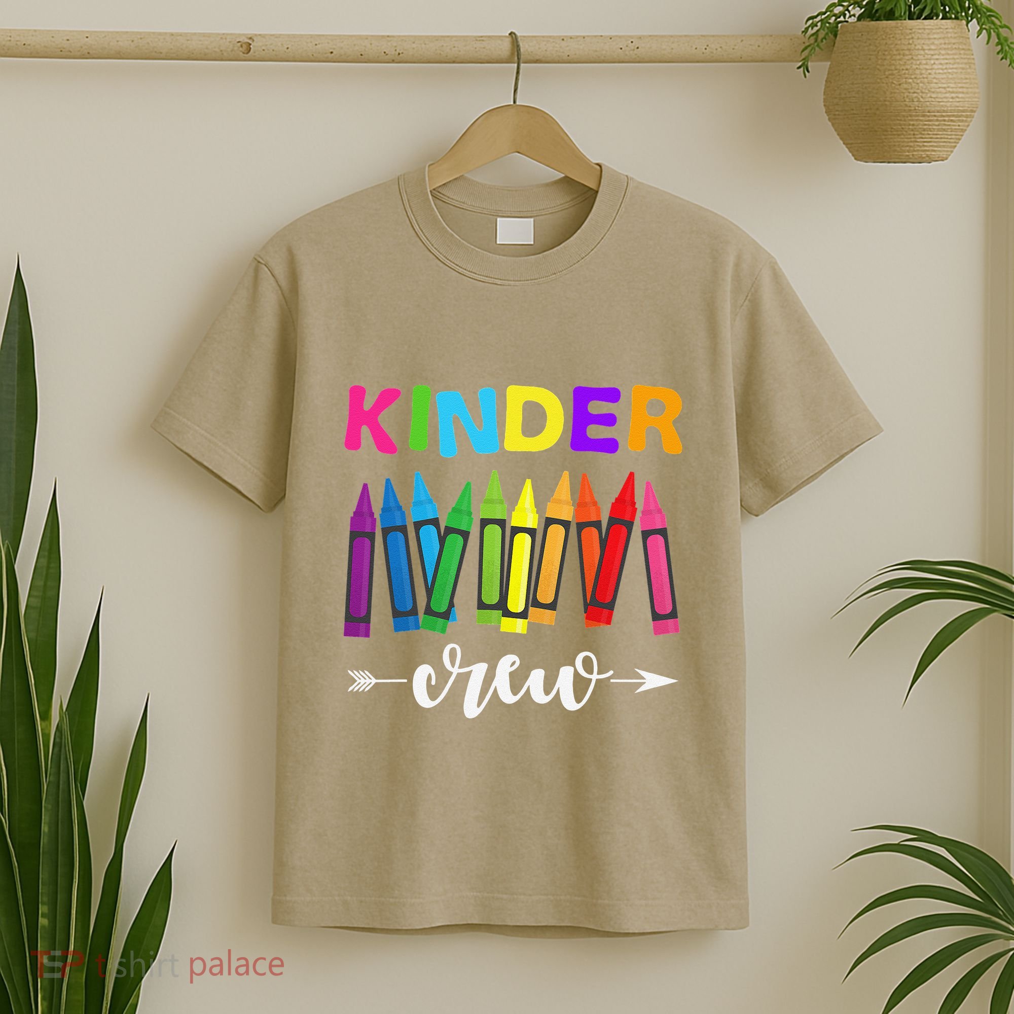 Kinder Crew Kindergarten Teacher 1st Day Of School T-Shirt