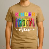 Kinder Crew Kindergarten Teacher 1st Day Of School T-Shirt thumb 3