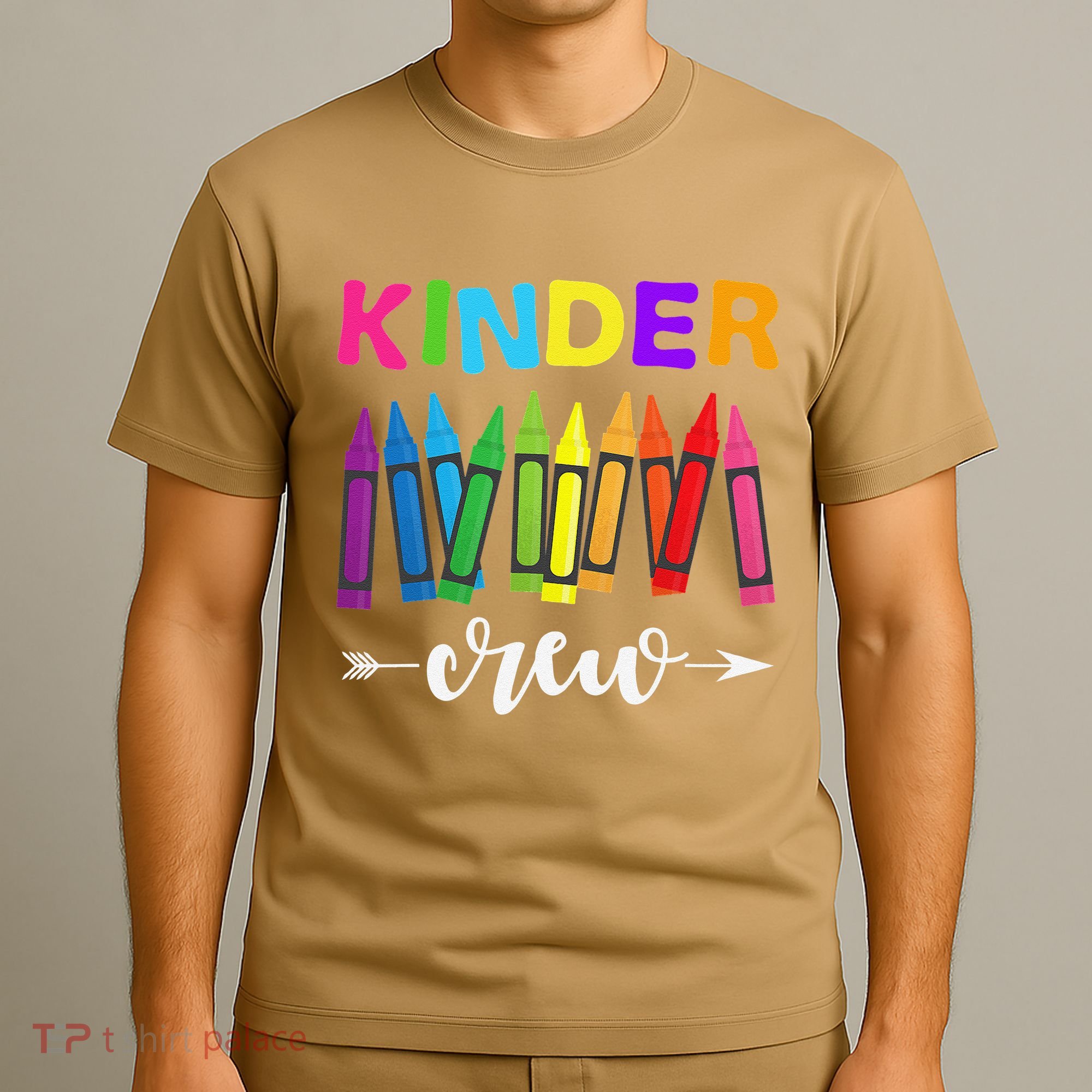 Kinder Crew Kindergarten Teacher 1st Day Of School T-Shirt