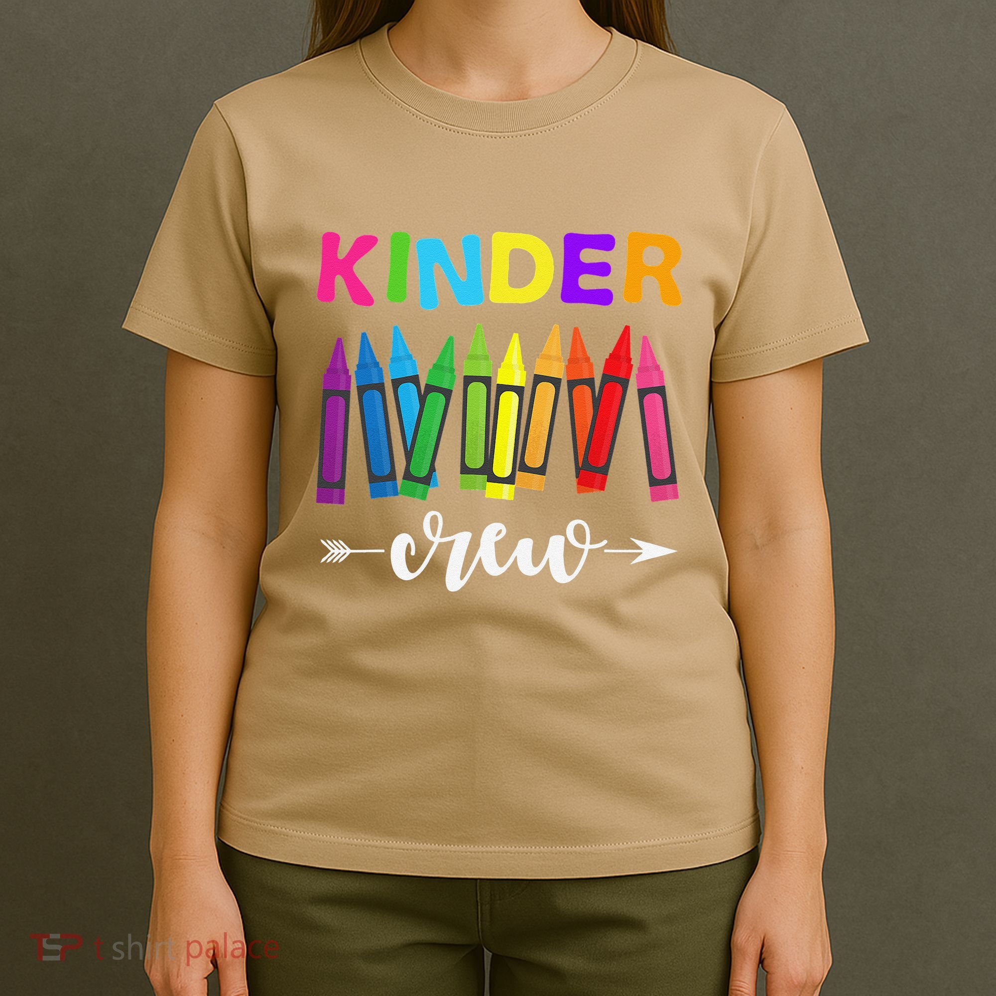 Kinder Crew Kindergarten Teacher 1st Day Of School T-Shirt