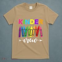 Kinder Crew Kindergarten Teacher 1st Day Of School T-Shirt thumb 5