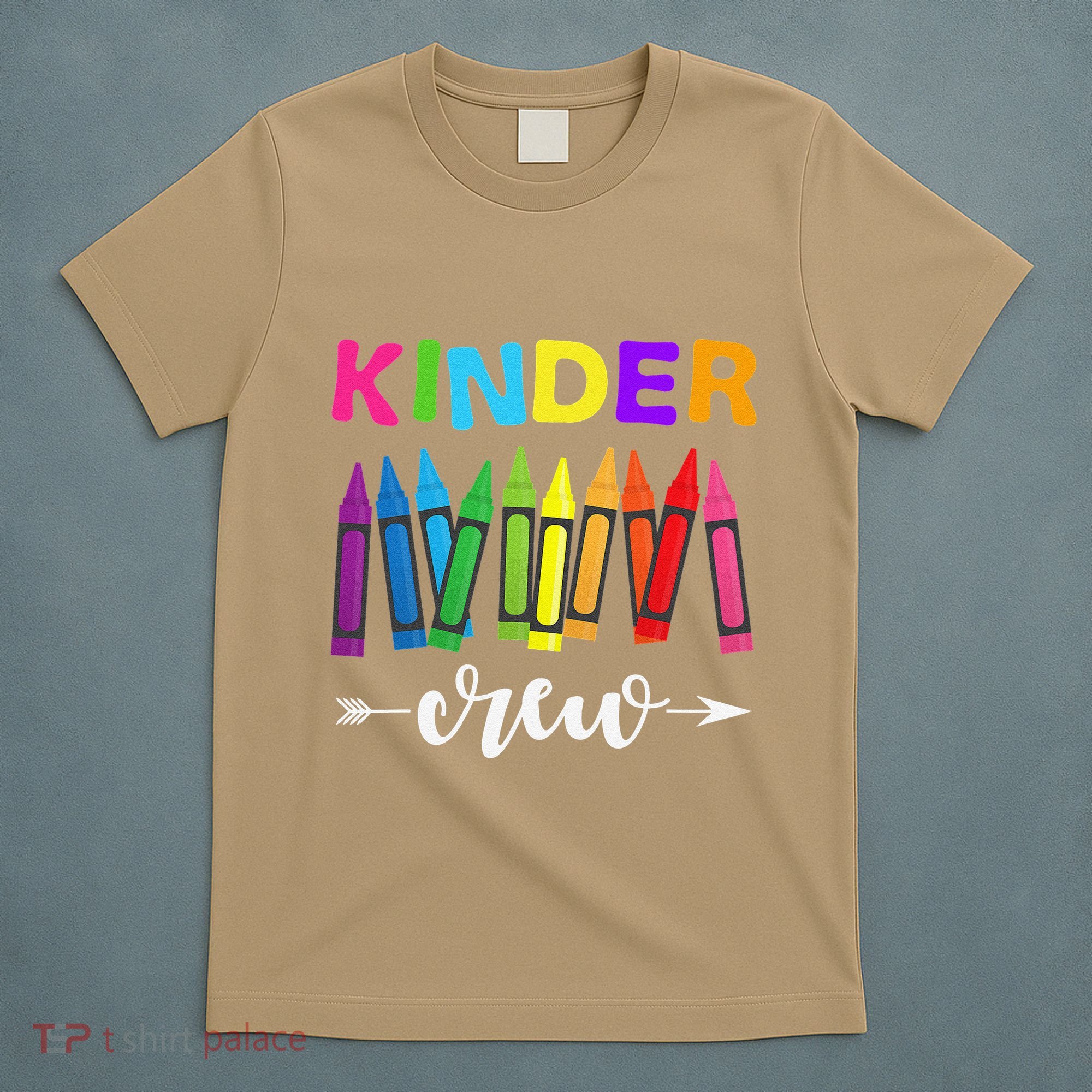 Kinder Crew Kindergarten Teacher 1st Day Of School T-Shirt