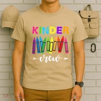 Kinder Crew Kindergarten Teacher 1st Day Of School T-Shirt thumb 6