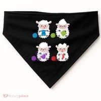 Knit Crochet Knitter Gift Crocheting Sheep Knitting Lover Cool Gift USA-Made Doggie Bandana thumb 0