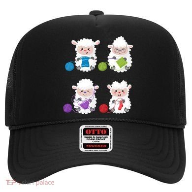 Knit Crochet Knitter Gift Crocheting Sheep Knitting Lover Cool Gift Hat