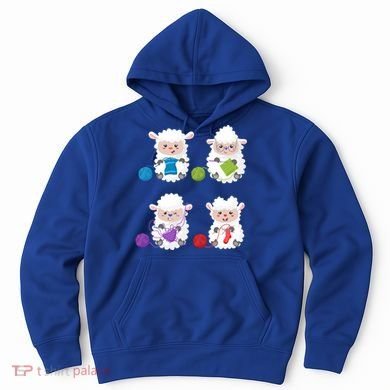 Knit Crochet Knitter Gift Crocheting Sheep Knitting Lover Cool Gift Hoodie