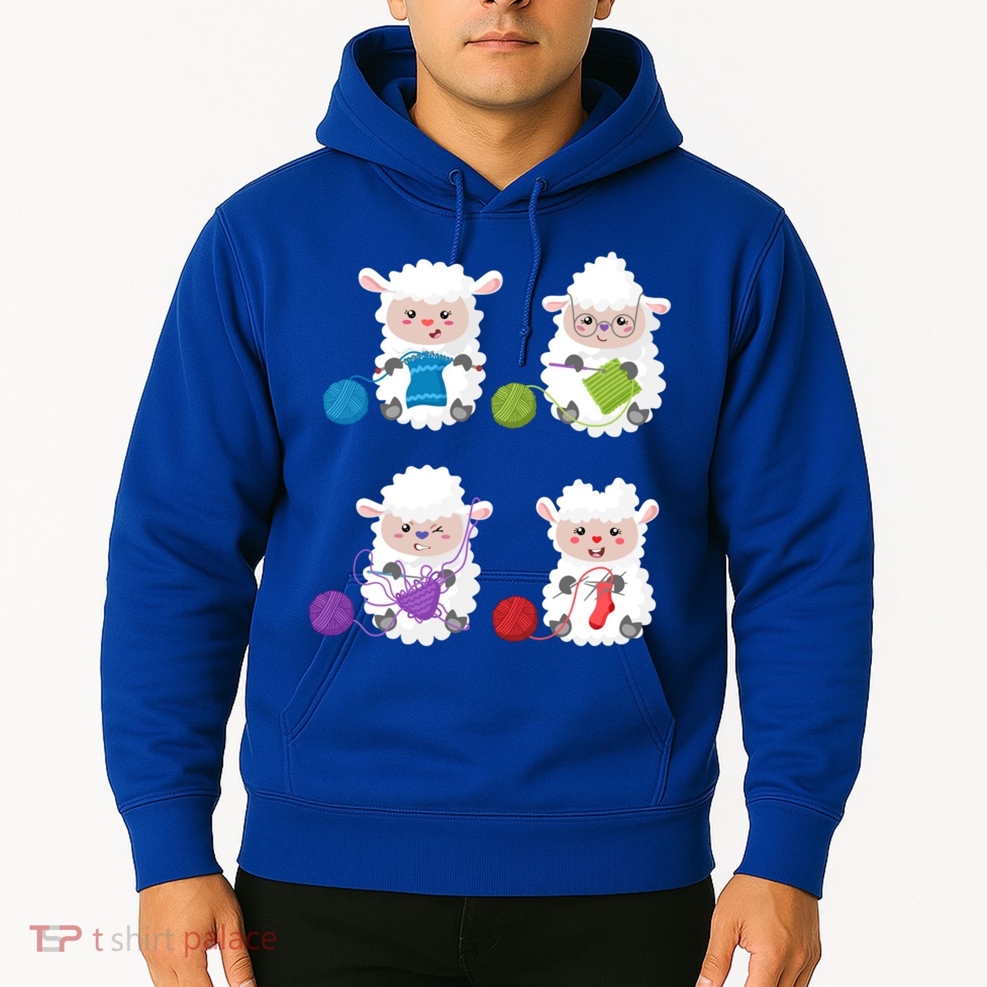 Knit Crochet Knitter Gift Crocheting Sheep Knitting Lover Cool Gift Hoodie