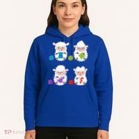 Knit Crochet Knitter Gift Crocheting Sheep Knitting Lover Cool Gift Hoodie thumb 5