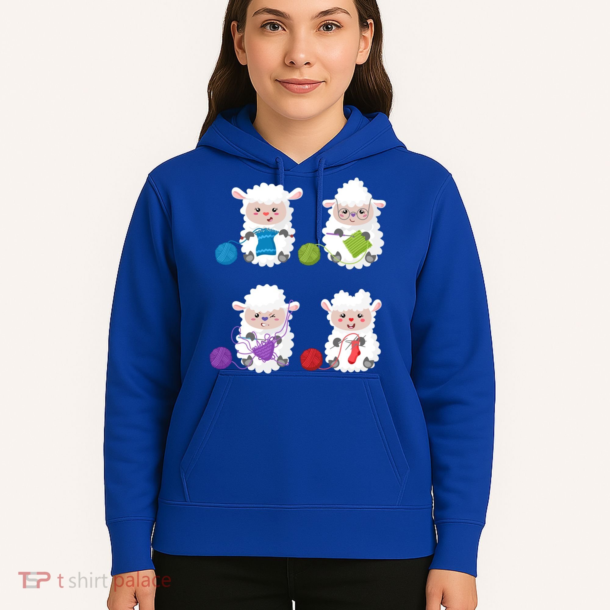 Knit Crochet Knitter Gift Crocheting Sheep Knitting Lover Cool Gift Hoodie