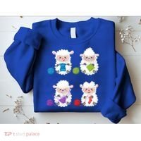 Knit Crochet Knitter Gift Crocheting Sheep Knitting Lover Cool Gift Sweatshirt thumb 2