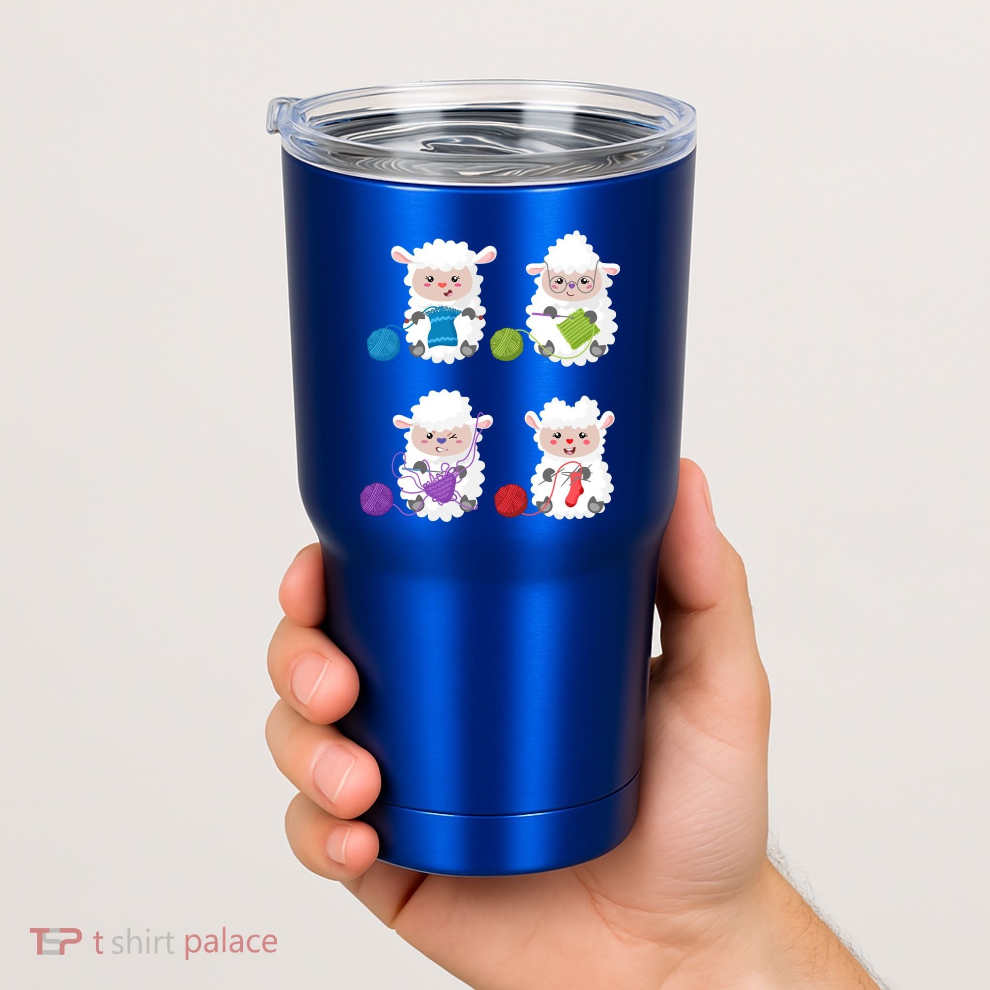 Knit Crochet Knitter Gift Crocheting Sheep Knitting Lover Cool Gift Tumbler