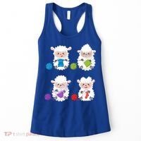 Knit Crochet Knitter Gift Crocheting Sheep Knitting Lover Cool Gift Women's Tank Top thumb 0