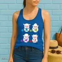 Knit Crochet Knitter Gift Crocheting Sheep Knitting Lover Cool Gift Women's Tank Top thumb 2