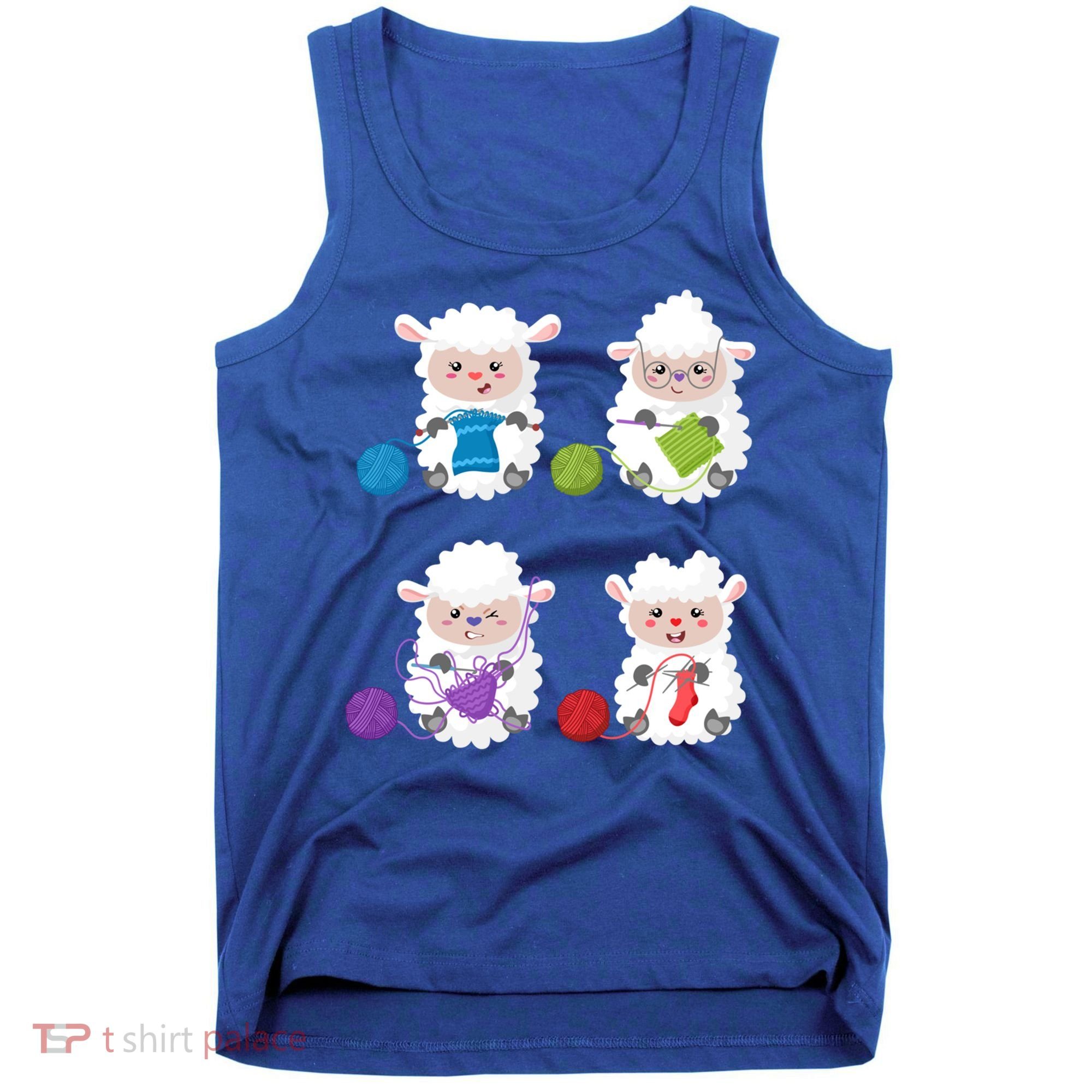Knit Crochet Knitter Gift Crocheting Sheep Knitting Lover Cool Gift Tank Top