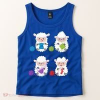 Knit Crochet Knitter Gift Crocheting Sheep Knitting Lover Cool Gift Tank Top thumb 2