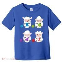 Knit Crochet Knitter Gift Crocheting Sheep Knitting Lover Cool Gift Toddler T-Shirt thumb 0