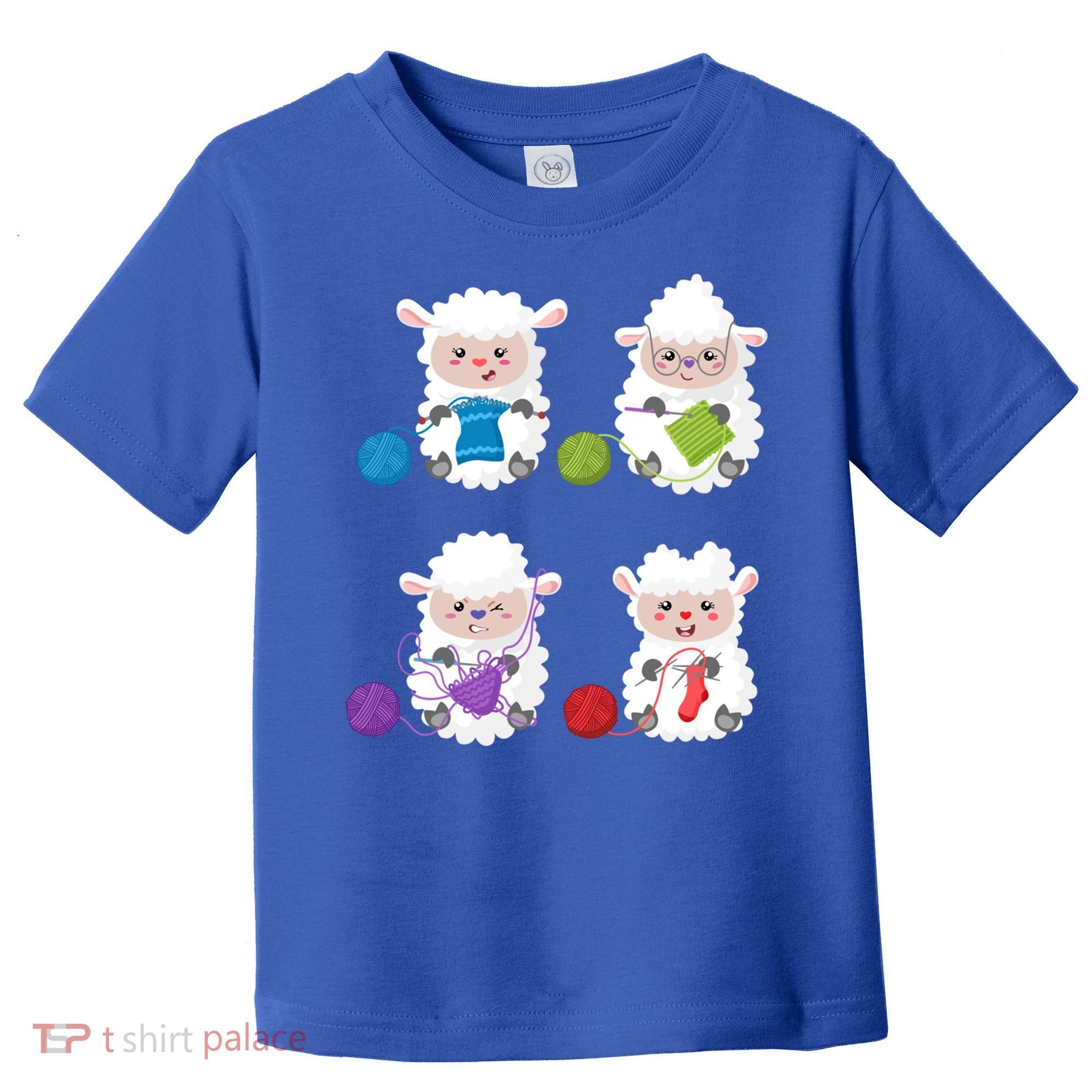 Knit Crochet Knitter Gift Crocheting Sheep Knitting Lover Cool Gift Toddler T-Shirt