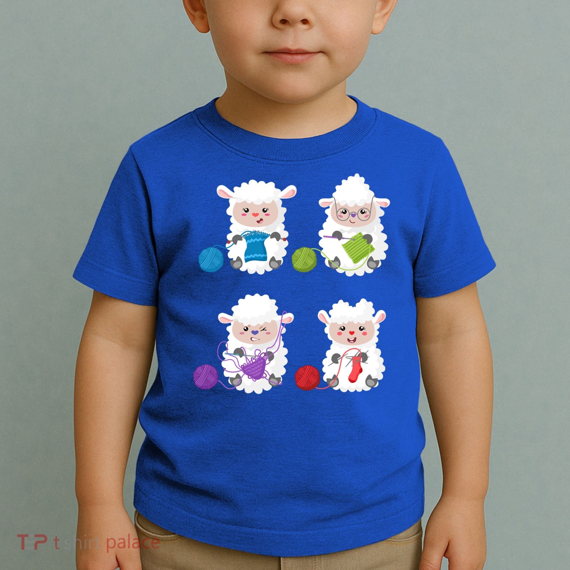 Knit Crochet Knitter Gift Crocheting Sheep Knitting Lover Cool Gift Toddler T-Shirt