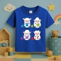 Knit Crochet Knitter Gift Crocheting Sheep Knitting Lover Cool Gift Toddler T-Shirt thumb 3