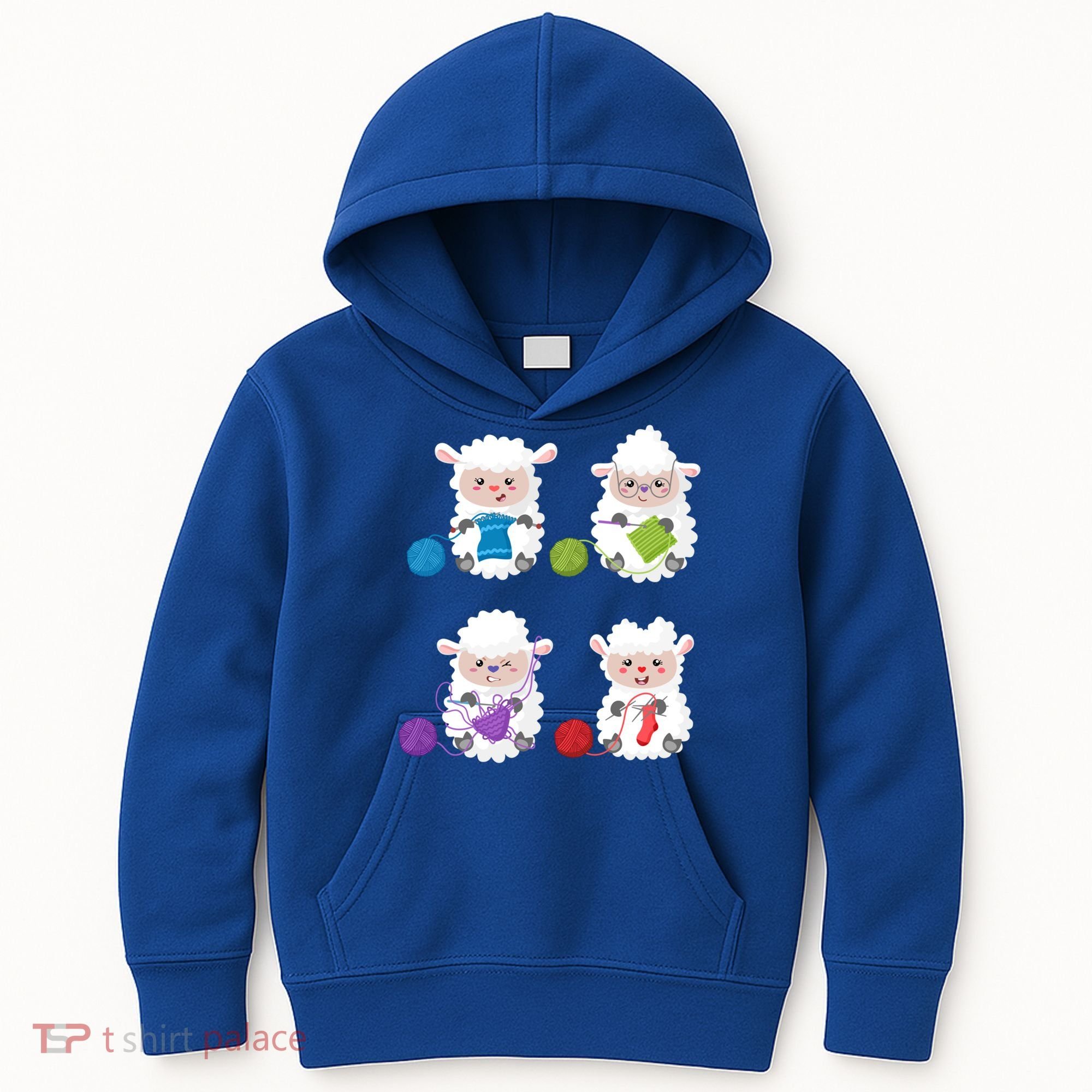 Knit Crochet Knitter Gift Crocheting Sheep Knitting Lover Cool Gift Kids Hoodie