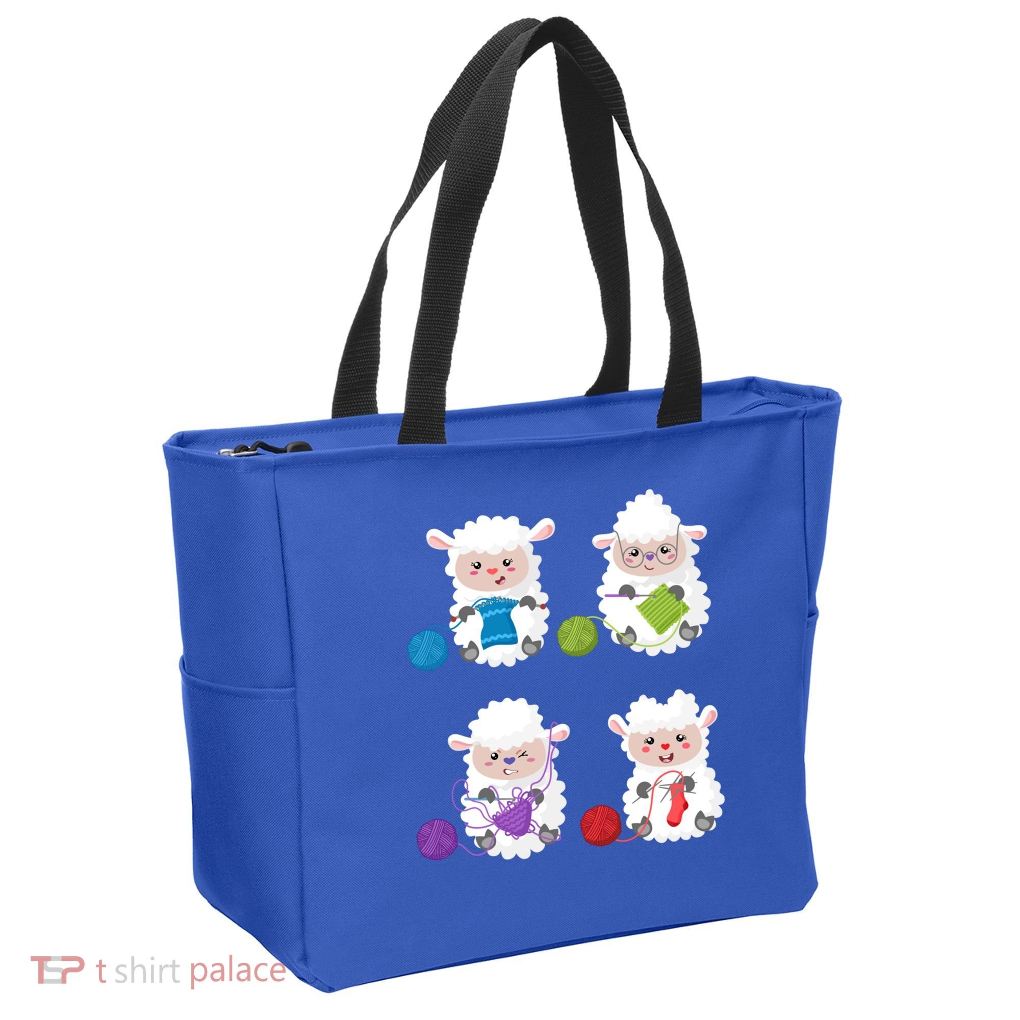 Knit Crochet Knitter Gift Crocheting Sheep Knitting Lover Cool Gift Tote Bag