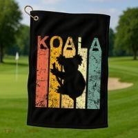 Koala Cute Koala Bear Golf Towel thumb 1