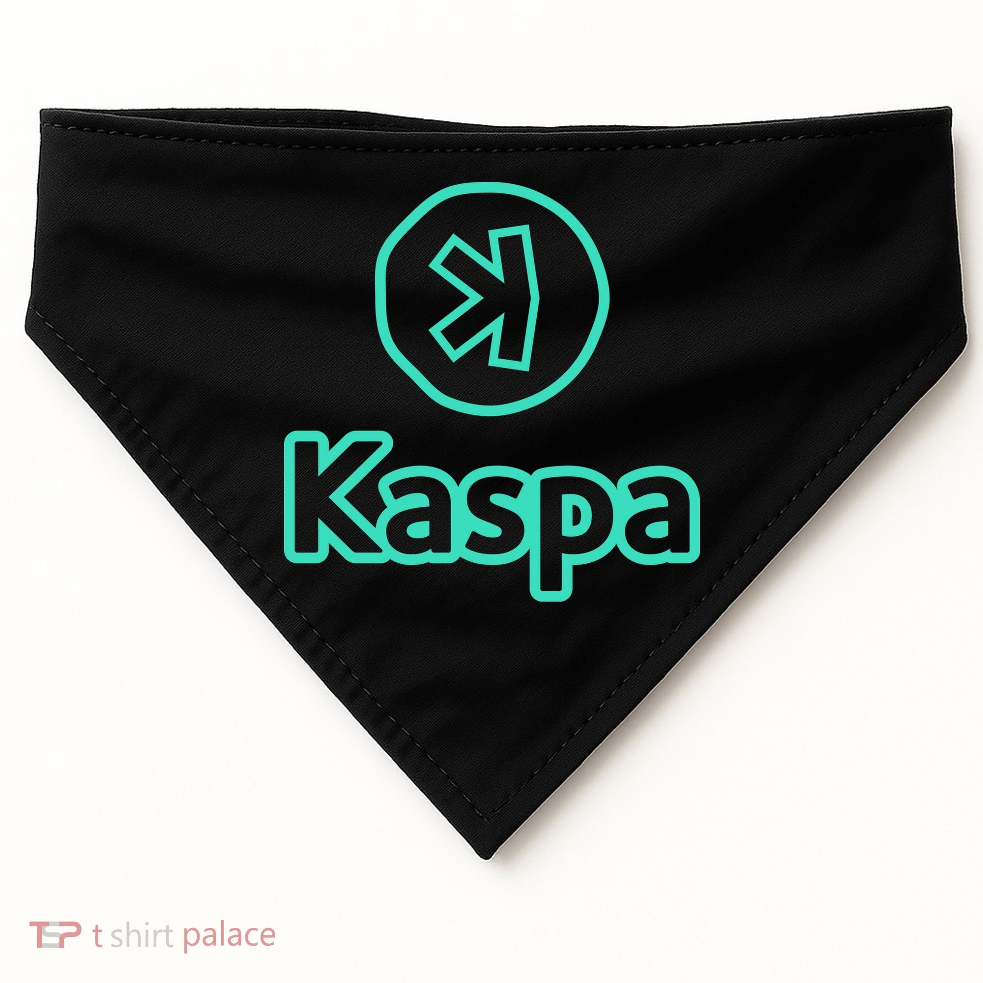 Kaspa Crypto Kaspa Merch Kaspa Gifts Kaspa Miner Kaspa Mining Kaspa Crypto Merch USA-Made Doggie Bandana