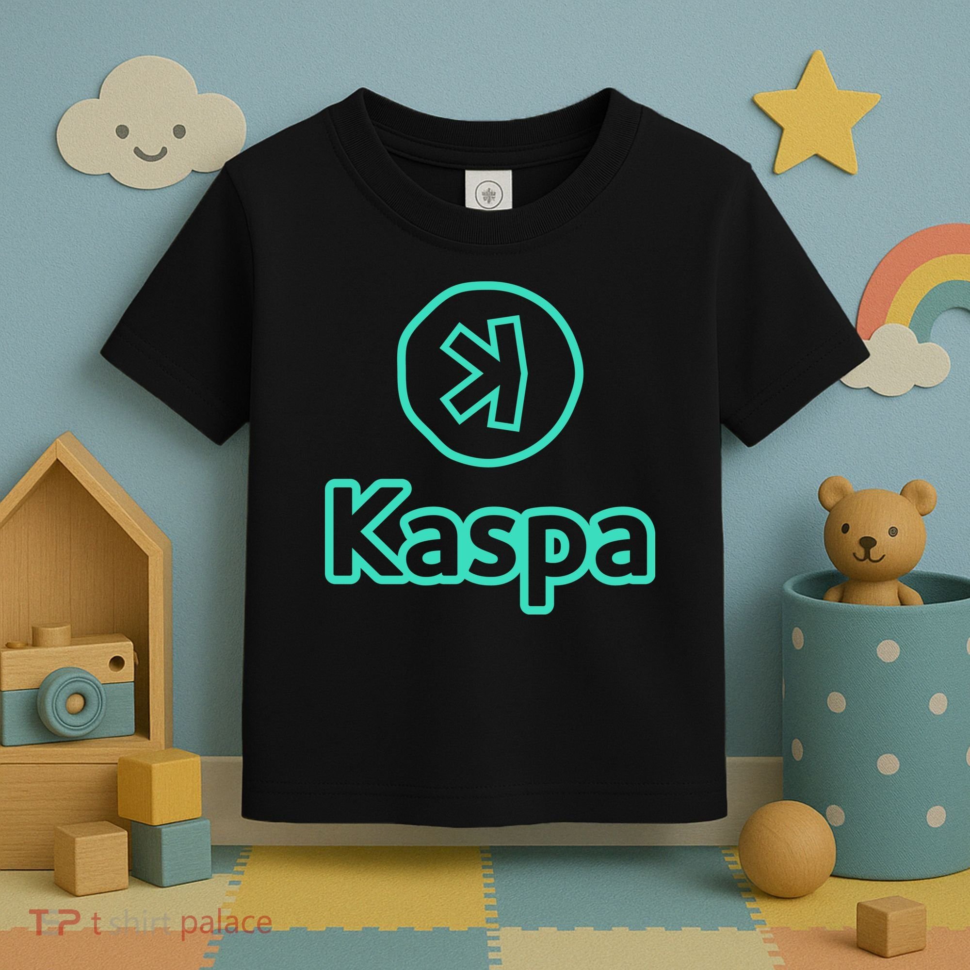 Kaspa Crypto Kaspa Merch Kaspa Gifts Kaspa Miner Kaspa Mining Kaspa Crypto Merch Toddler T-Shirt