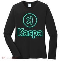 Kaspa Crypto Kaspa Merch Kaspa Gifts Kaspa Miner Kaspa Mining Kaspa Crypto Merch Women's Long Sleeve Shirt thumb 0