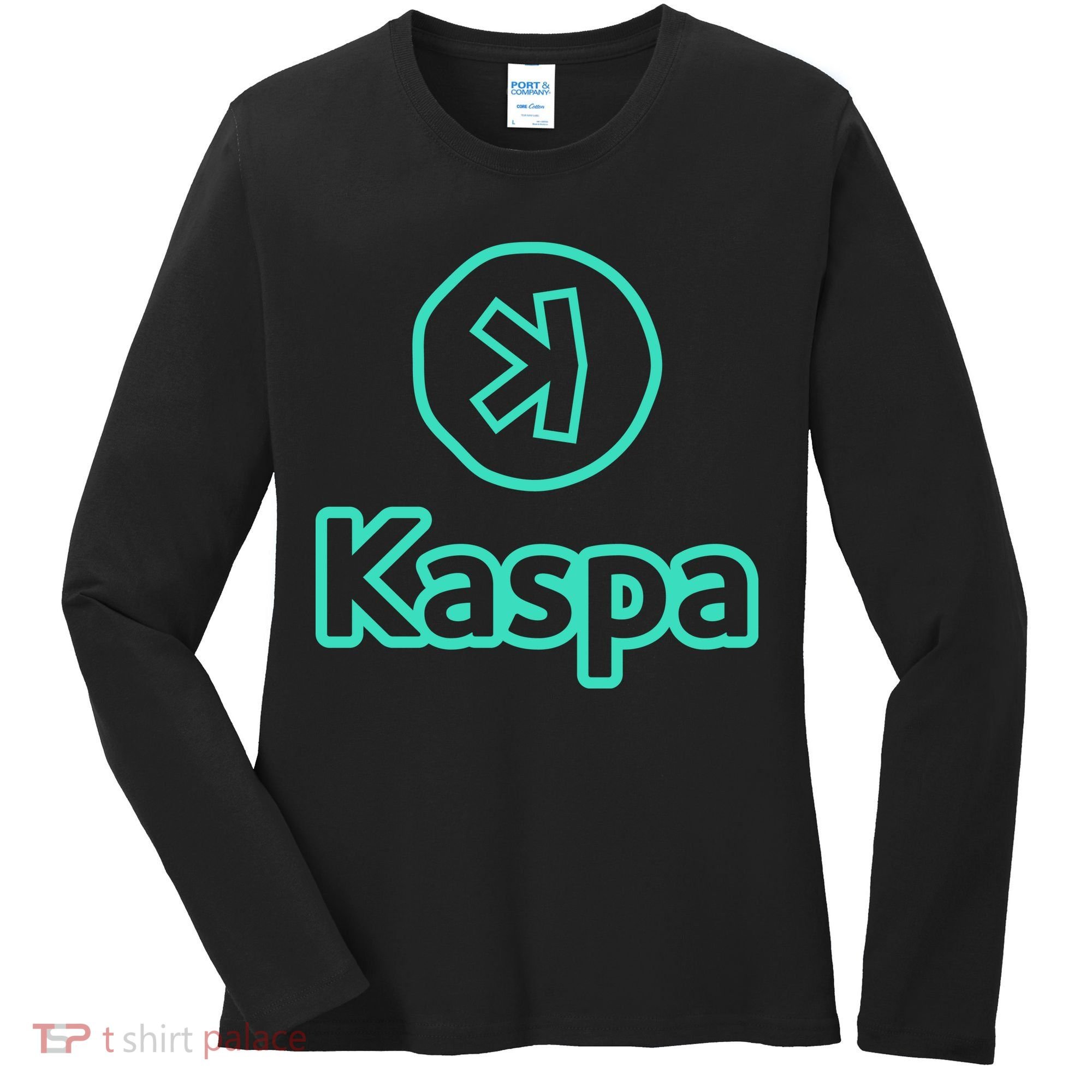 Kaspa Crypto Kaspa Merch Kaspa Gifts Kaspa Miner Kaspa Mining Kaspa Crypto Merch Women's Long Sleeve Shirt