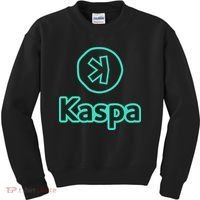 Kaspa Crypto Kaspa Merch Kaspa Gifts Kaspa Miner Kaspa Mining Kaspa Crypto Merch Kids Sweatshirt thumb 0
