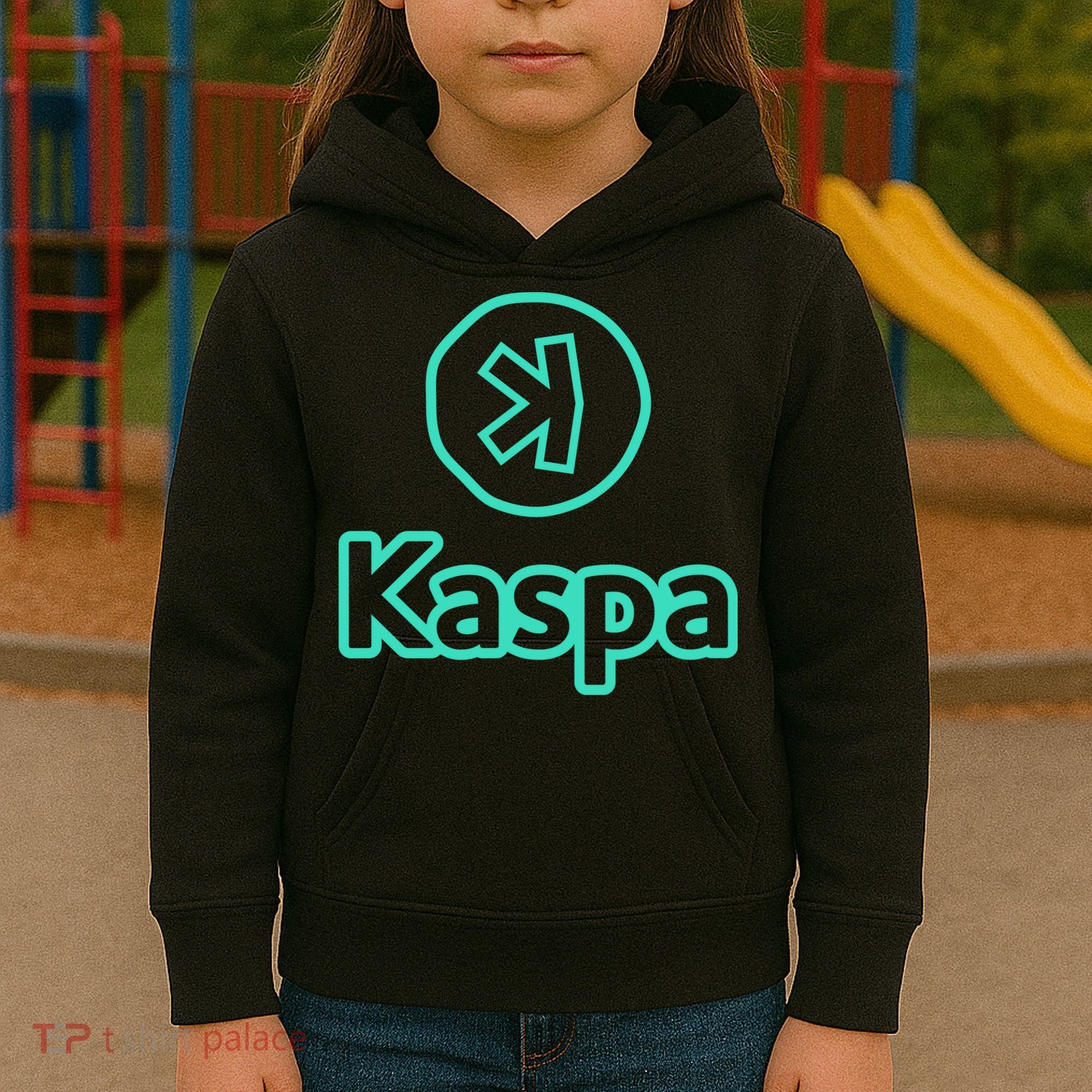 Kaspa Crypto Kaspa Merch Kaspa Gifts Kaspa Miner Kaspa Mining Kaspa Crypto Merch Kids Hoodie