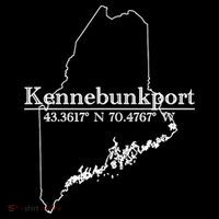 Kennebunkport Coordinates Kids Hoodie thumb 5
