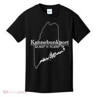 Kennebunkport Coordinates Kids T-Shirt thumb 0
