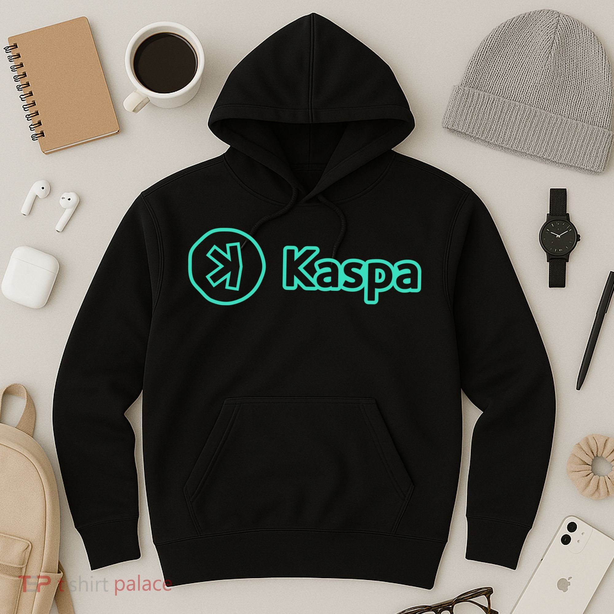 Kaspa Crypto Kaspa Merch Kaspa Mining Kaspa Gifts Kaspa Miner Kaspa Crypto Merch Hoodie