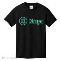 Kaspa Crypto Kaspa Merch Kaspa Mining Kaspa Gifts Kaspa Miner Kaspa Crypto Merch Kids T-Shirt thumb 0