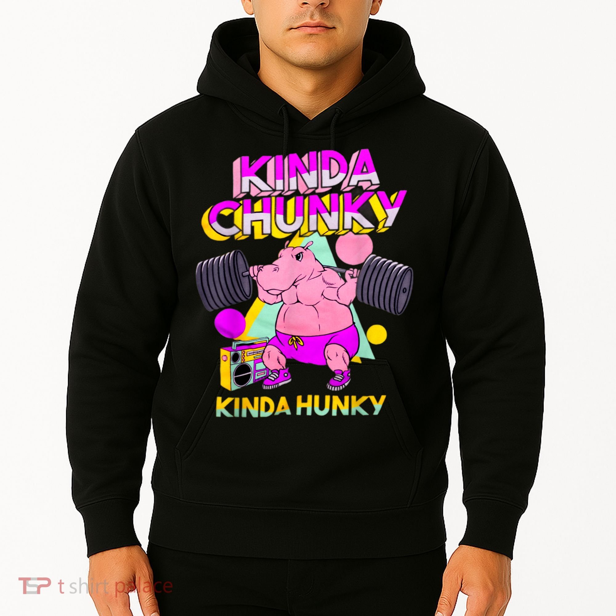 Kinda Chunky Kinda Hunky, Bodybuilding Gym Hoodie