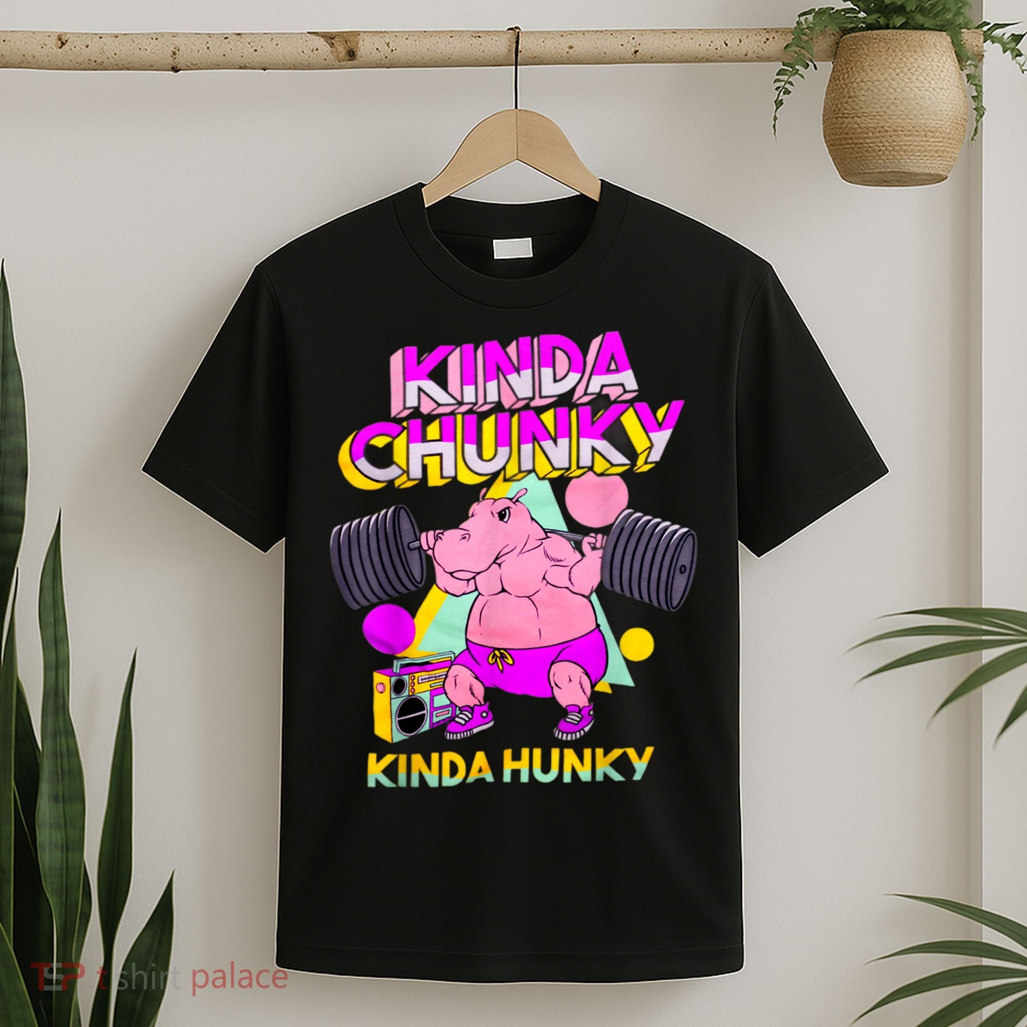 Kinda Chunky Kinda Hunky, Bodybuilding Gym T-Shirt