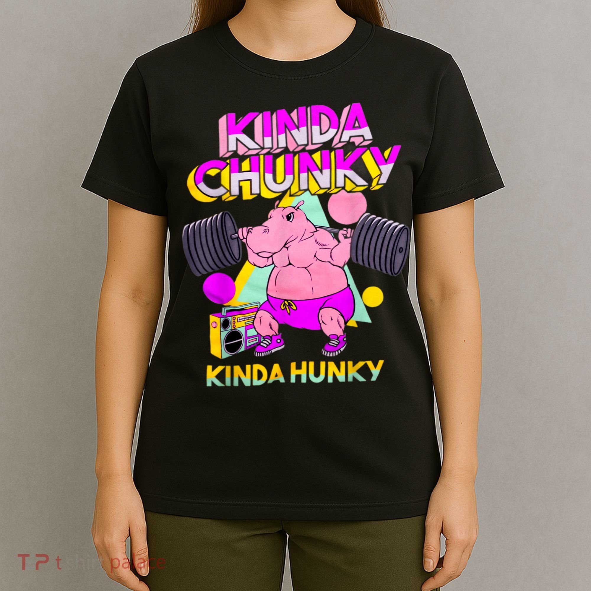 Kinda Chunky Kinda Hunky, Bodybuilding Gym T-Shirt