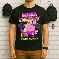 Kinda Chunky Kinda Hunky, Bodybuilding Gym T-Shirt thumb 6