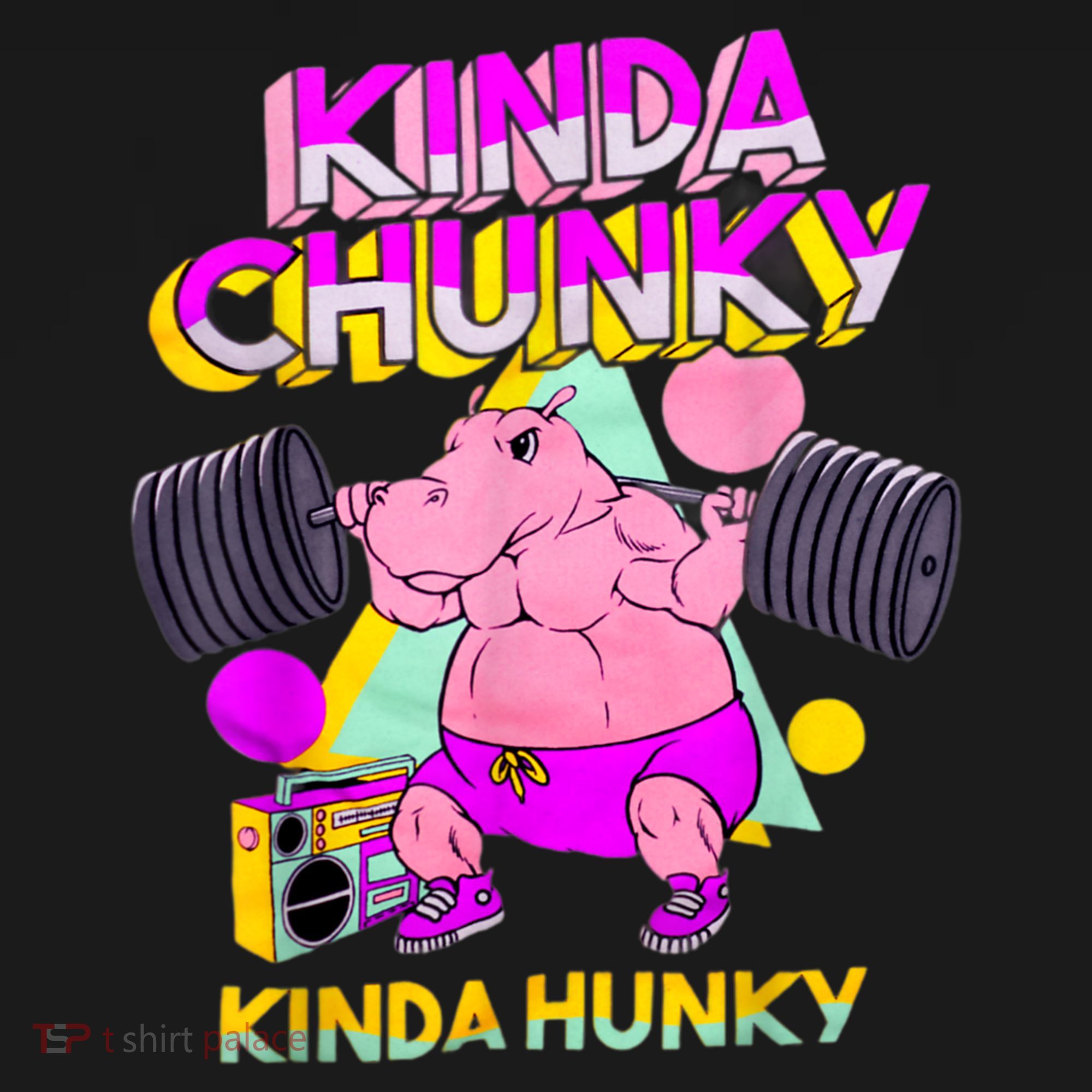 Kinda Chunky Kinda Hunky, Bodybuilding Gym Women's Hoodie