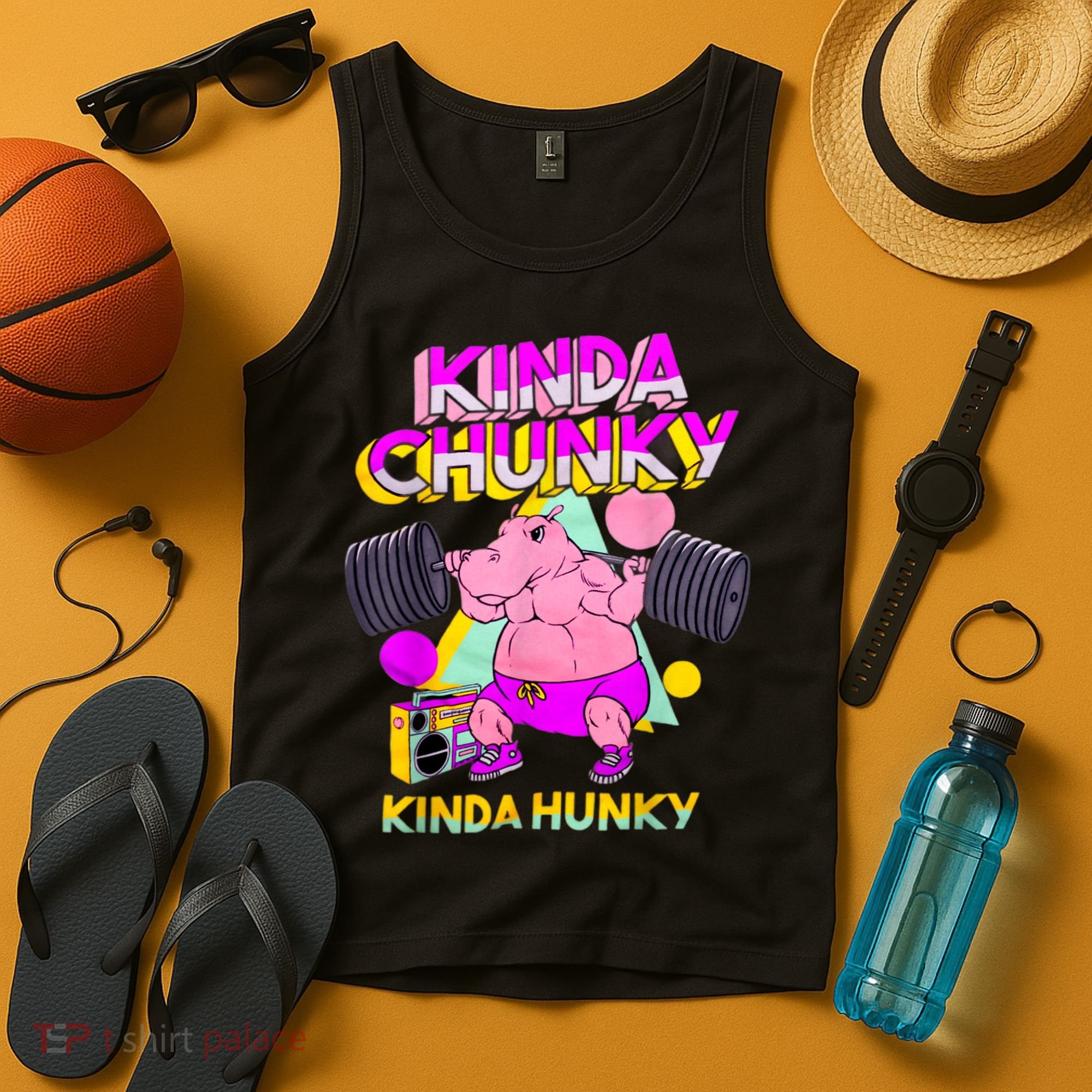 Kinda Chunky Kinda Hunky, Bodybuilding Gym Tank Top