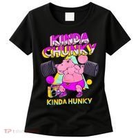 Kinda Chunky Kinda Hunky, Bodybuilding Gym Women's T-Shirt thumb 0