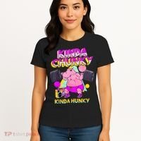 Kinda Chunky Kinda Hunky, Bodybuilding Gym Women's T-Shirt thumb 4